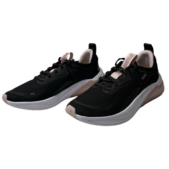 Puma Womens Size 9 Black/Rose Cell Thrill Athletic Low Top Running Sneakers Shoe - Picture 5 of 8